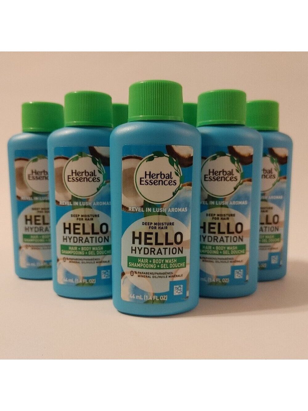 HERBAL ESSENCES HELLO Hydration Deep Moisturizing Hair Body Wash Shampoo LOT 7